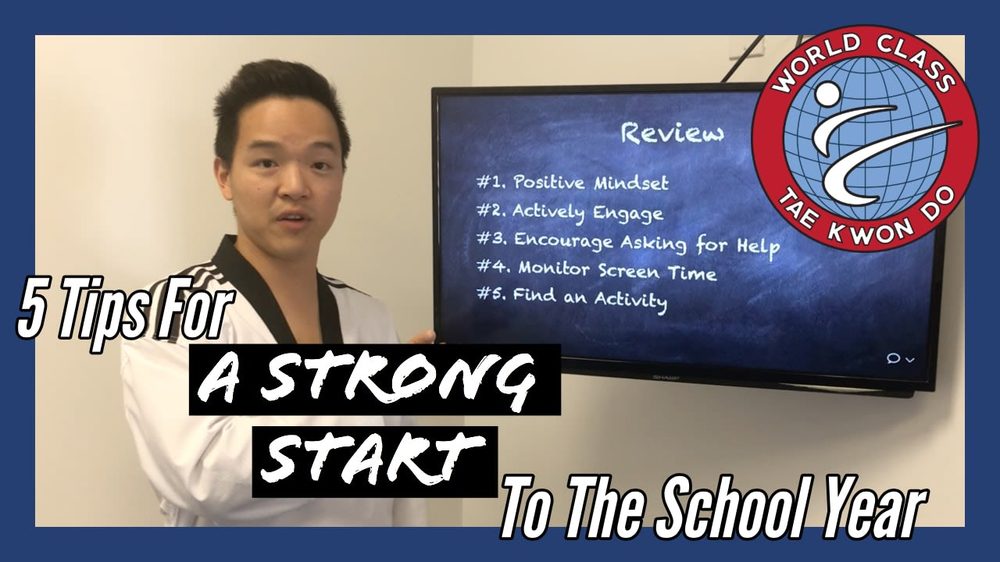Master instructor presenting five tips for a strong start to the school year